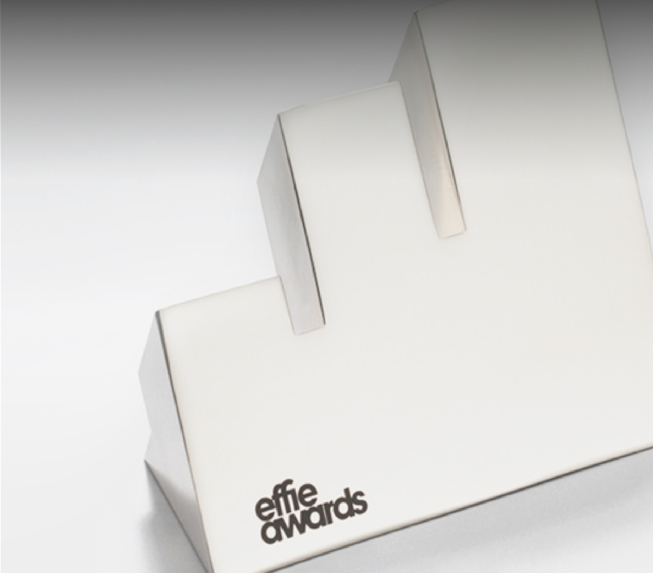 award winning branding and design agency | Effie Awards trophy