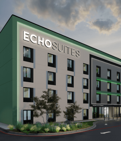 Echo Suites exterior building photo thumbnail