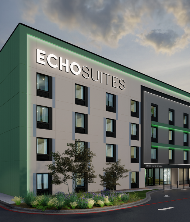Echo Suites exterior building photo thumbnail